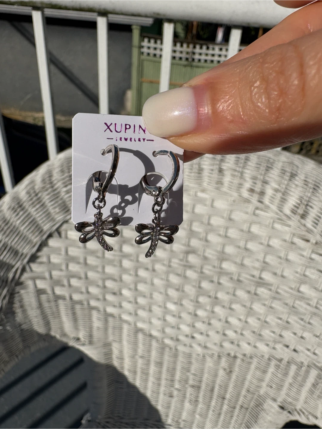 Xuping Dragonfly Hoop Earrings - photo 3