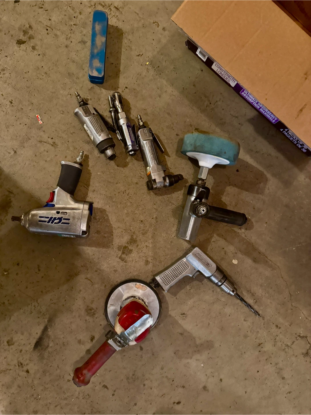 Bunch of Snap-on Air Tools $150 takes them all.