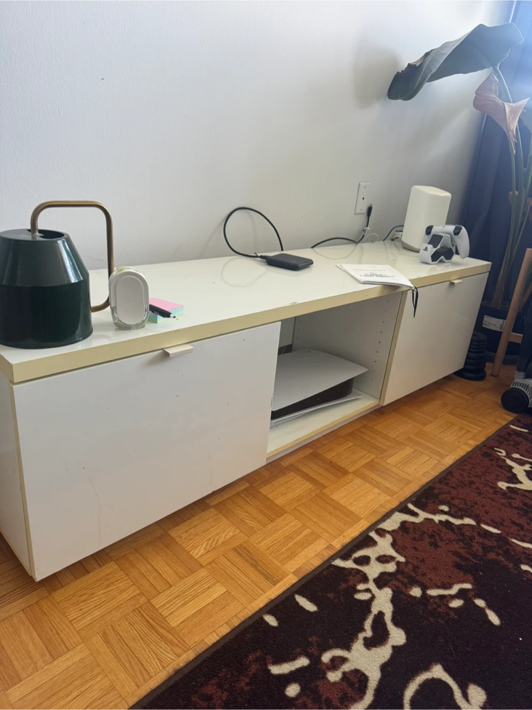 IKEA BYAS White TV Unit