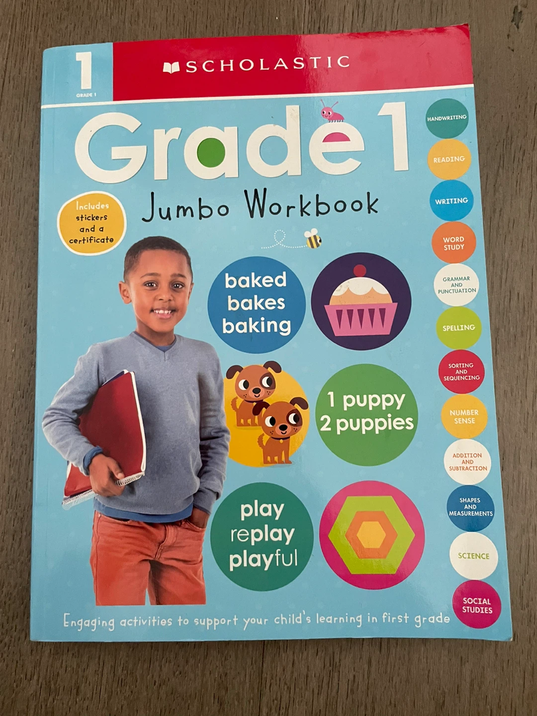 NEW! Scholastic Grade 1 Jumbo Workbook