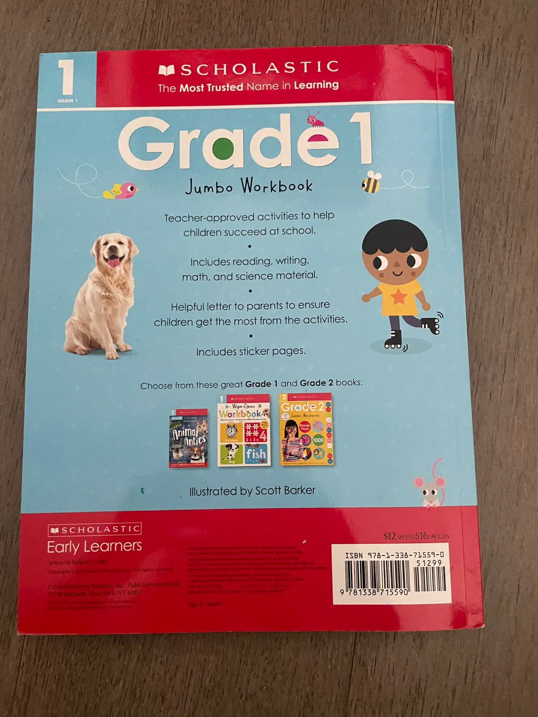 NEW! Scholastic Grade 1 Jumbo Workbook - photo 2