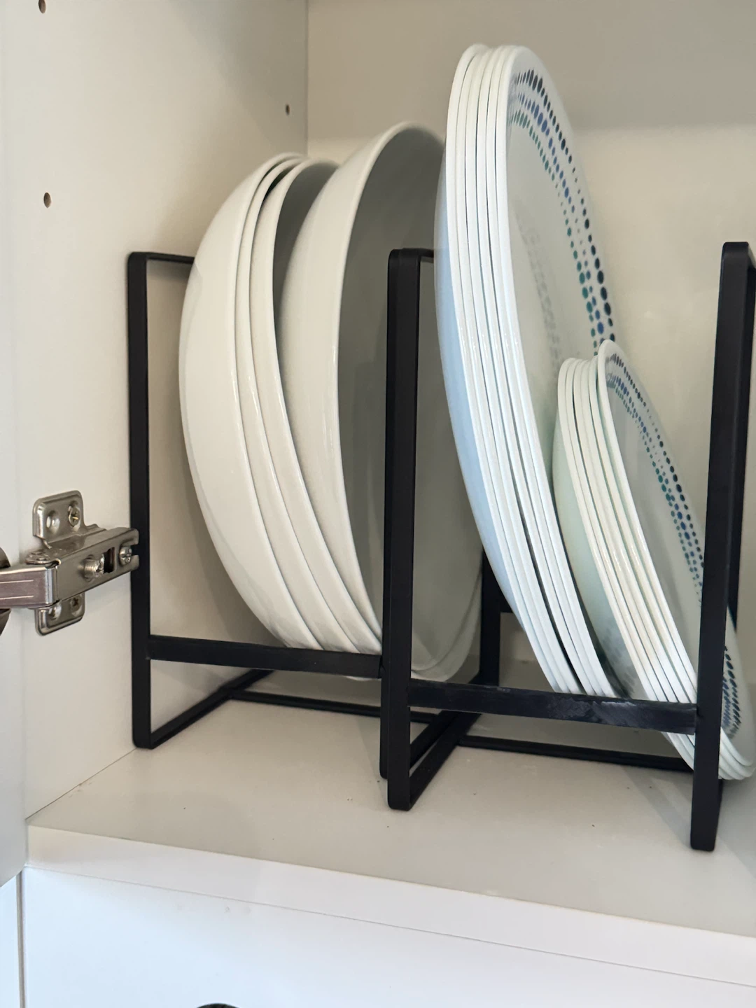 Black metal plate rack - photo 5