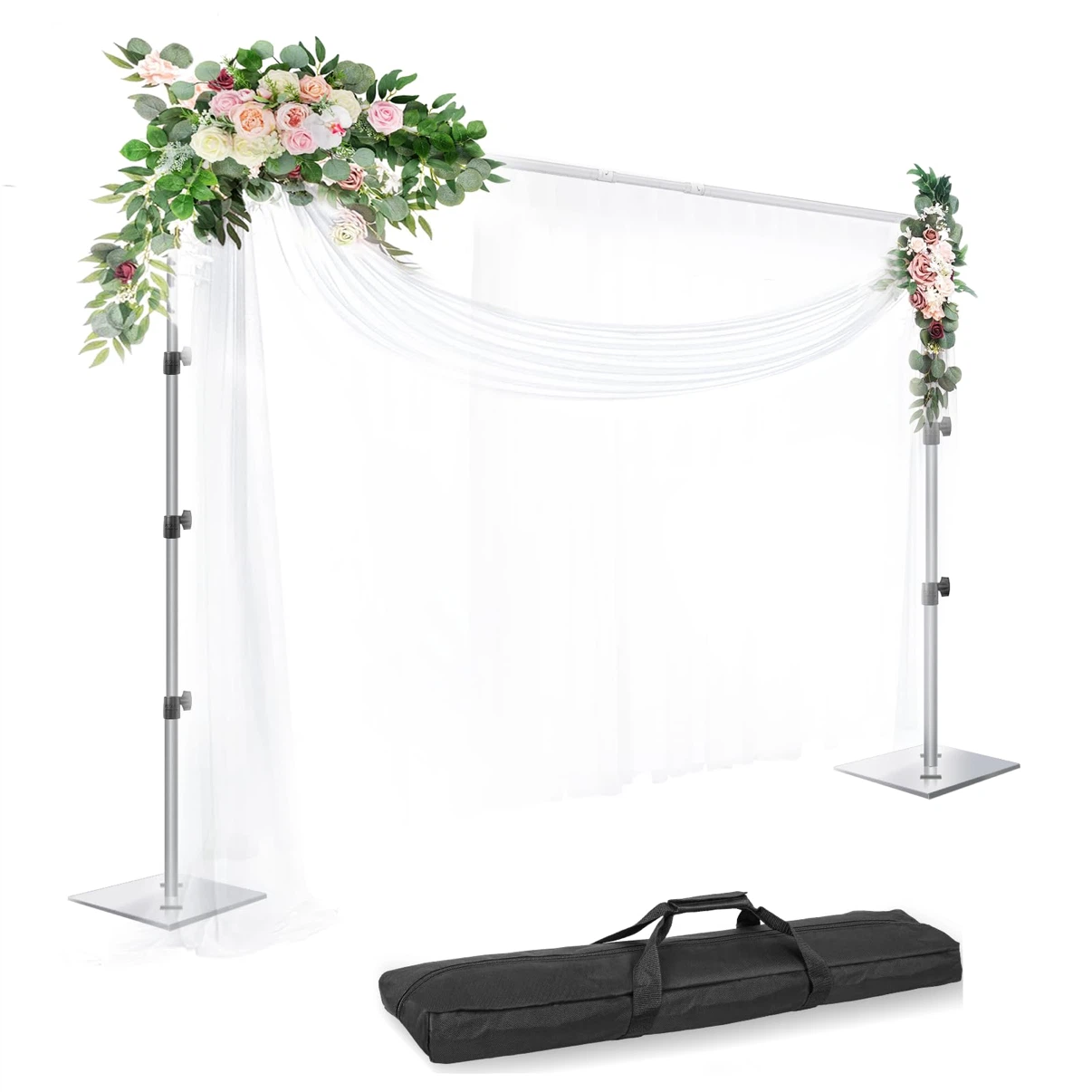 EMART Heavy Duty Backdrop Stand Pipe and Drape Stand Kit