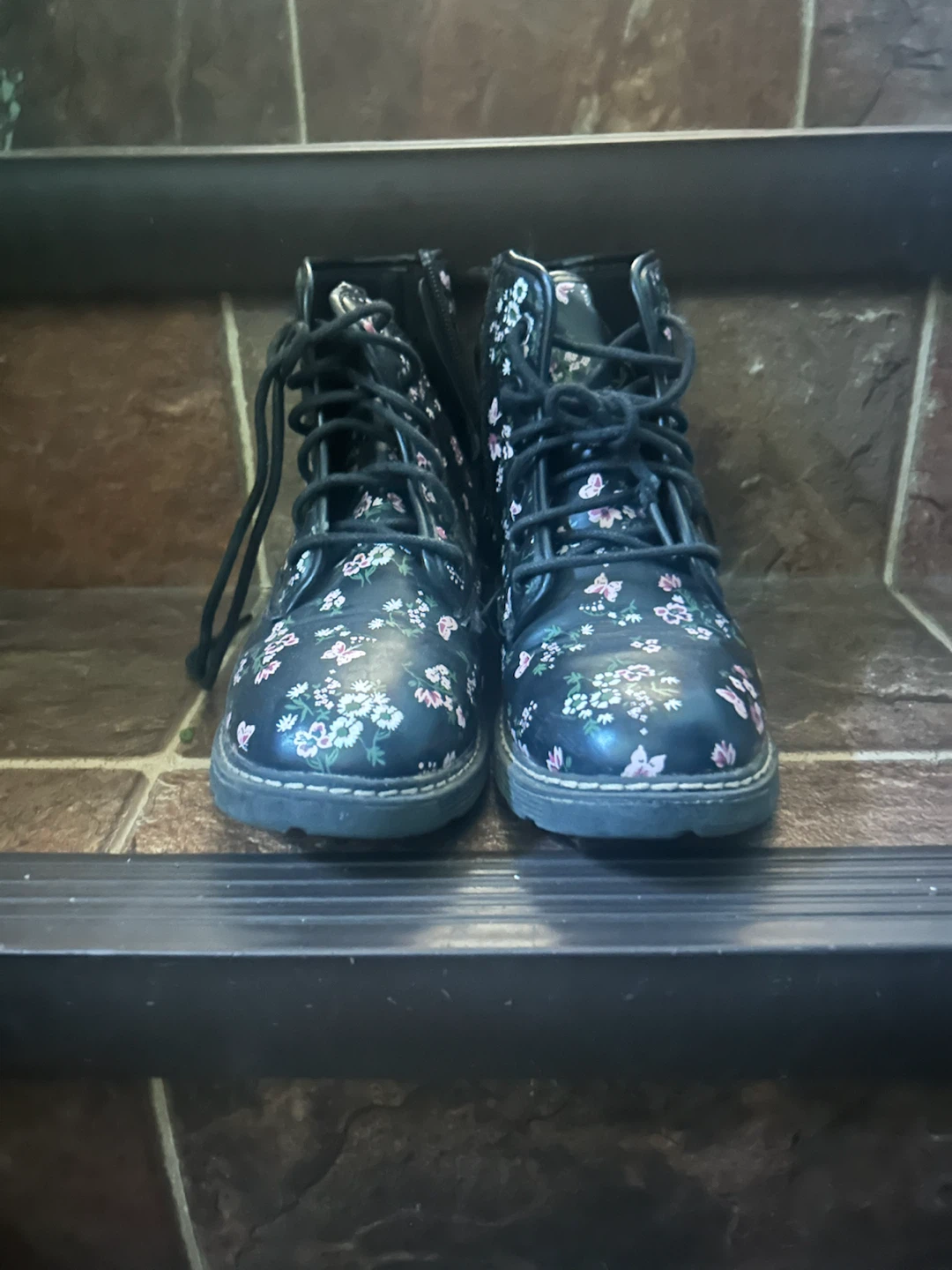Floral pattern girls boots - photo 2