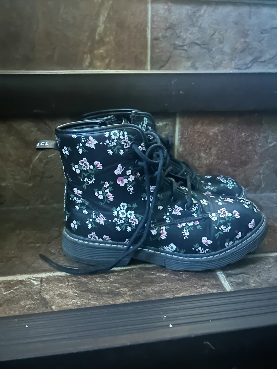 Floral pattern girls boots - photo 3