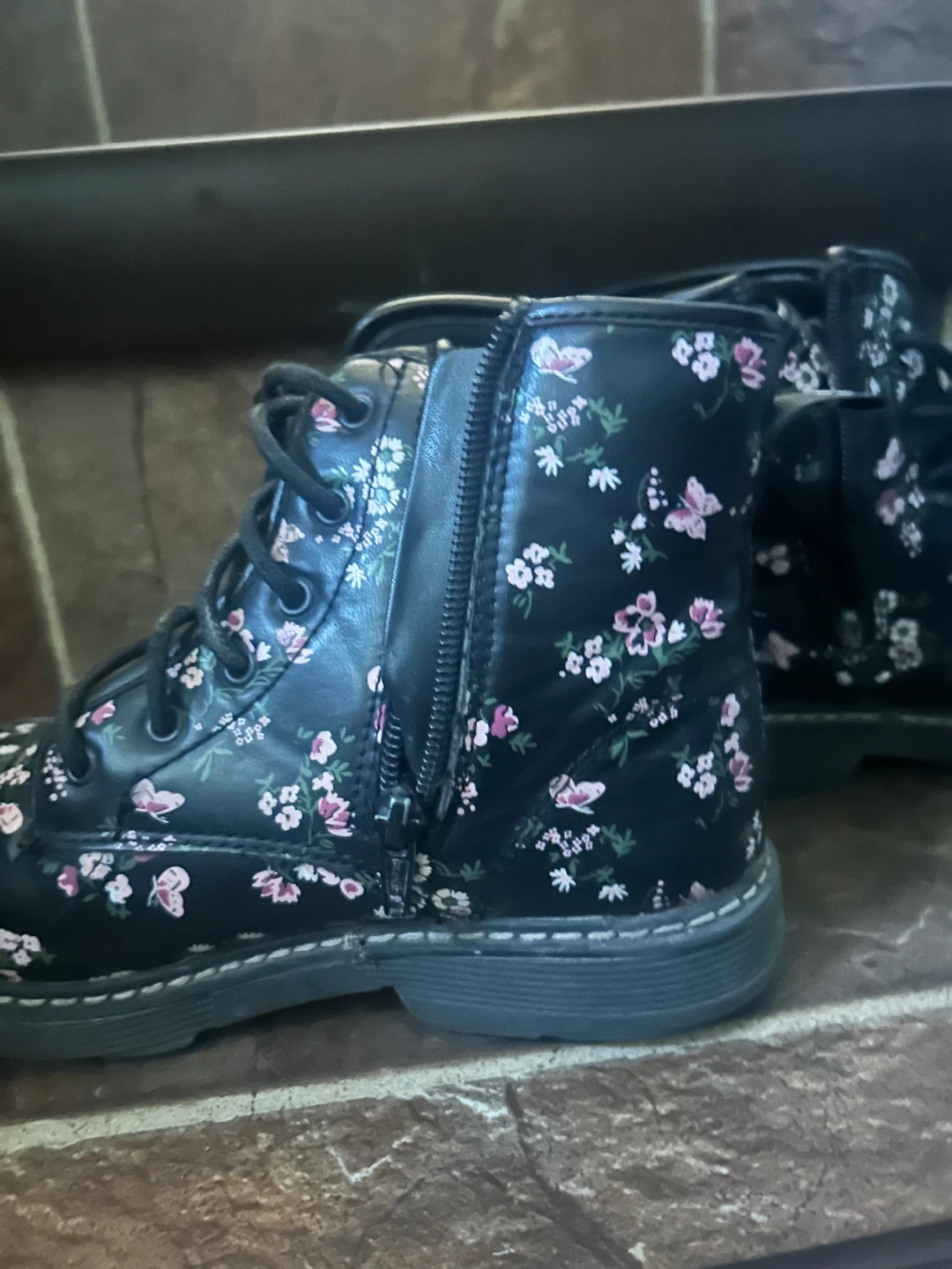 Floral pattern girls boots - photo 4