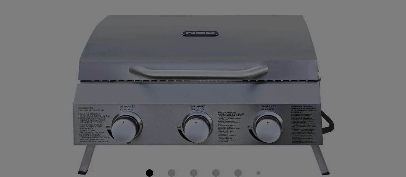 NXR Portable Stainless Steel Gas Grill brand new box