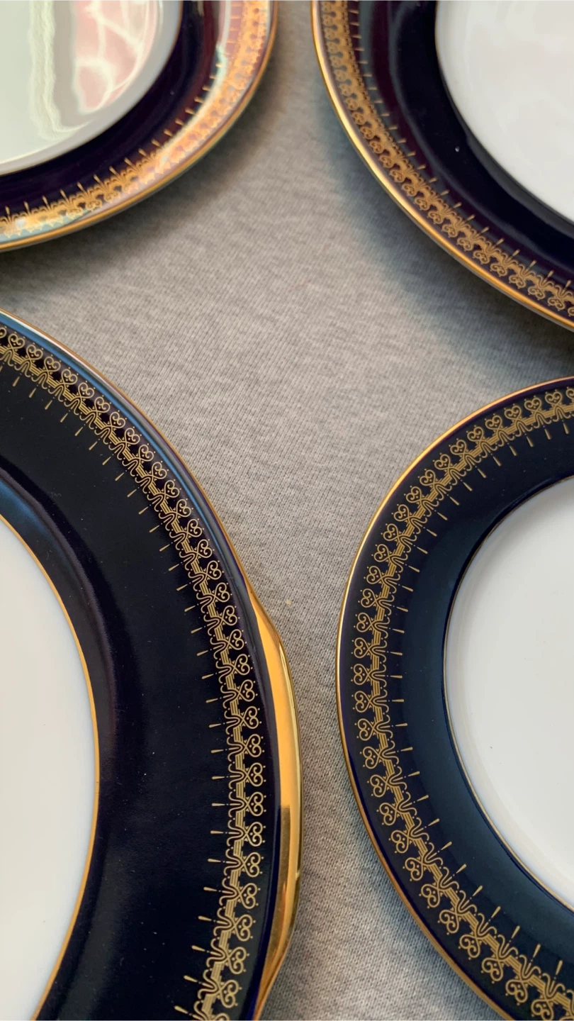 Romanov Collection Cobalt Plates (one set of 4) - photo 3