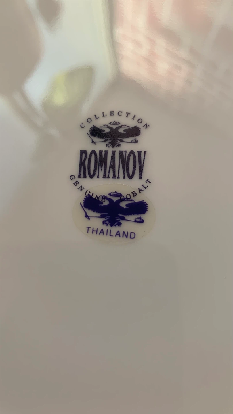 Romanov Collection Cobalt Plates (one set of 4) - photo 4