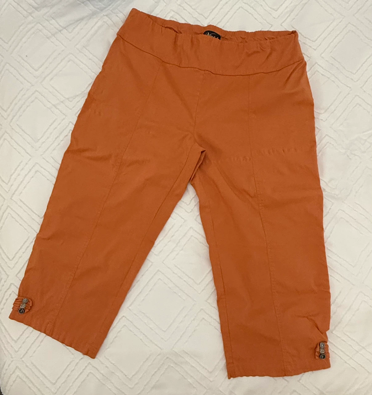 Vivid Orange Capri Pants Size 20 - photo 2