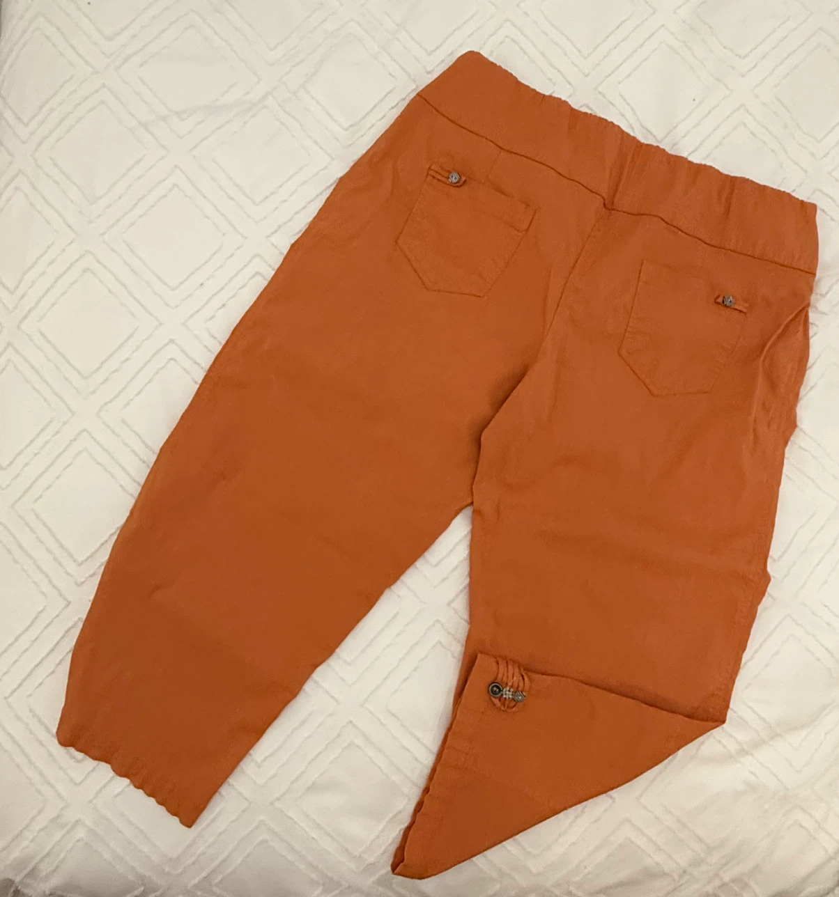 Vivid Orange Capri Pants Size 20 - photo 3