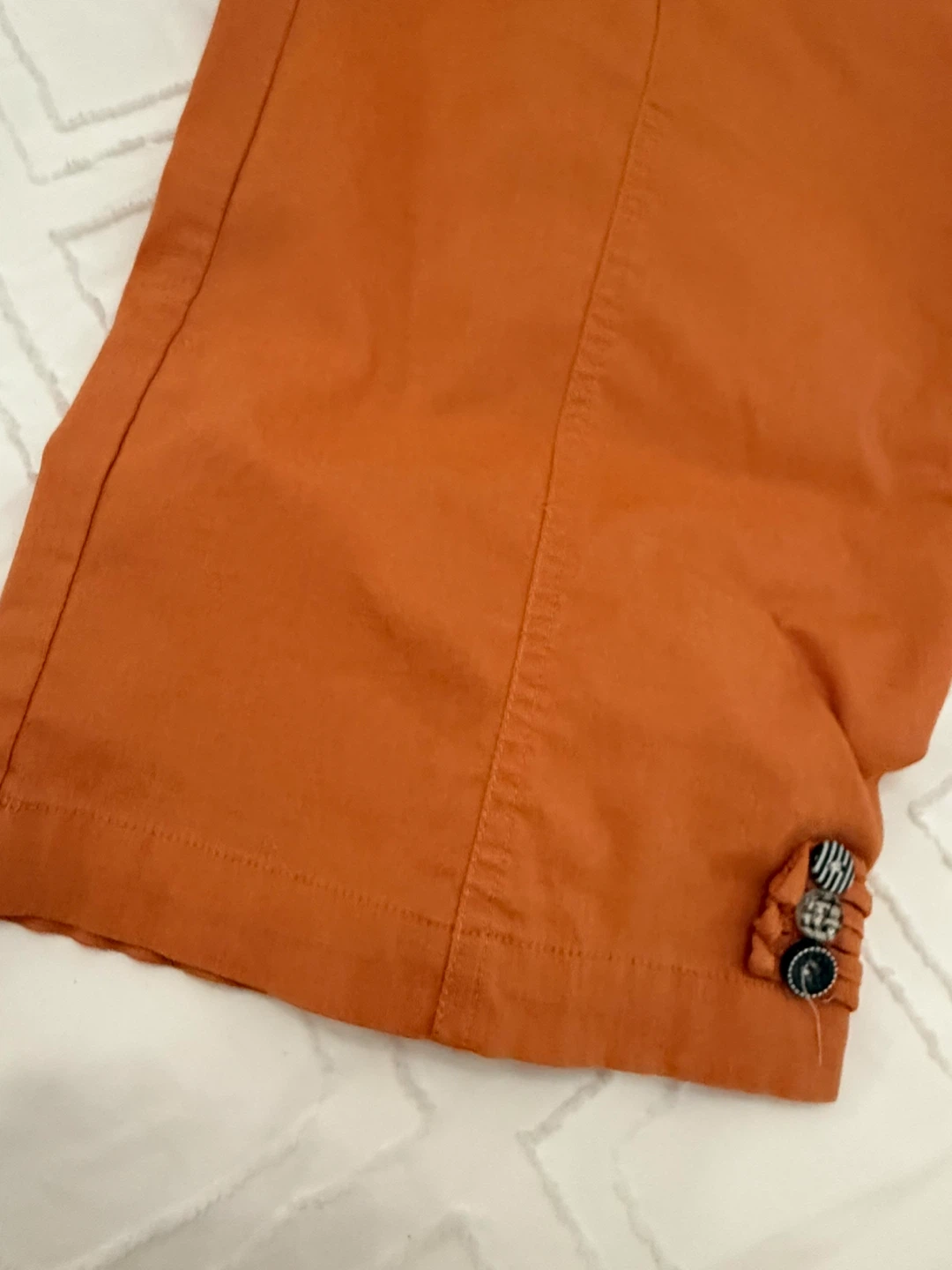 Vivid Orange Capri Pants Size 20 - photo 4