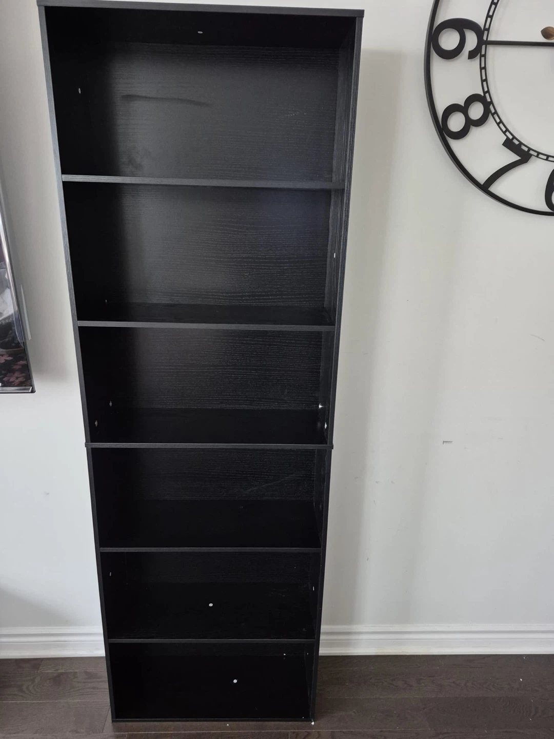 Tall Black Bookshelf - photo 3