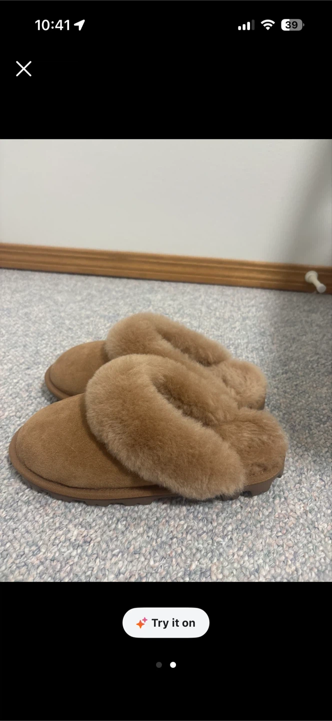 Tasman Slippers in Chestnut size 6 - photo 2