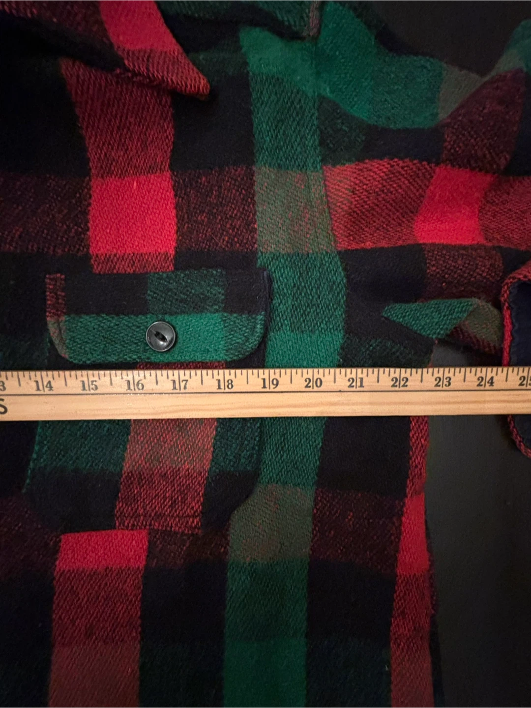 Vintage Regent Plaid Wool Shirt - photo 3