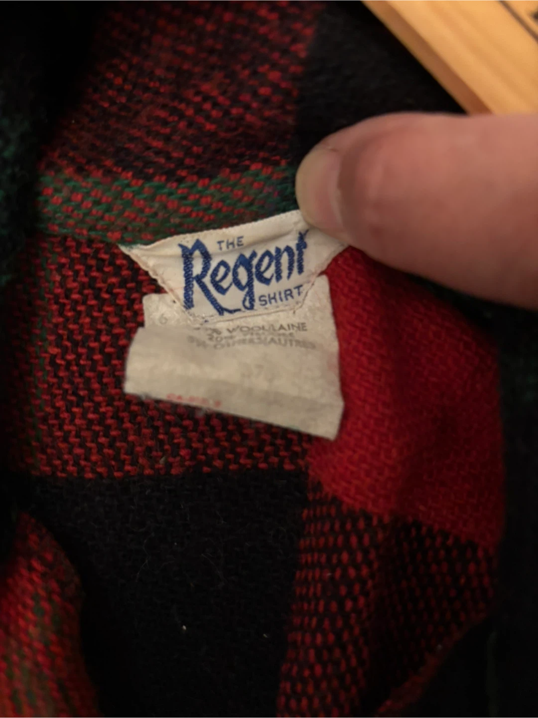 Vintage Regent Plaid Wool Shirt - photo 4