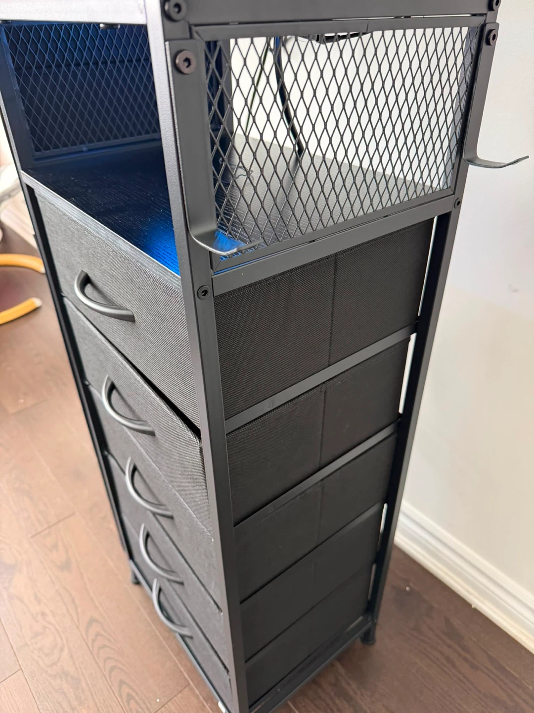 Black 5-Drawer Storage Organizer Unit - photo 4