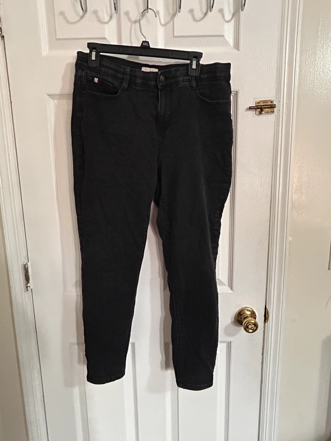 Curvy Black Denim Jeans
