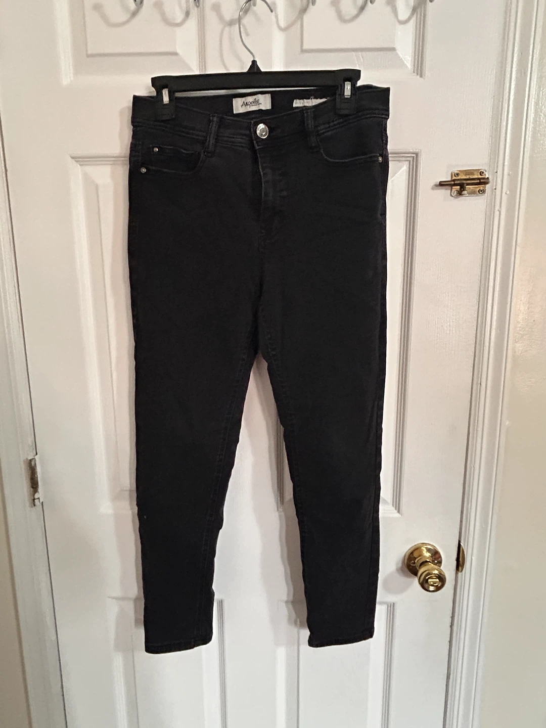 Angels black skinny jeans