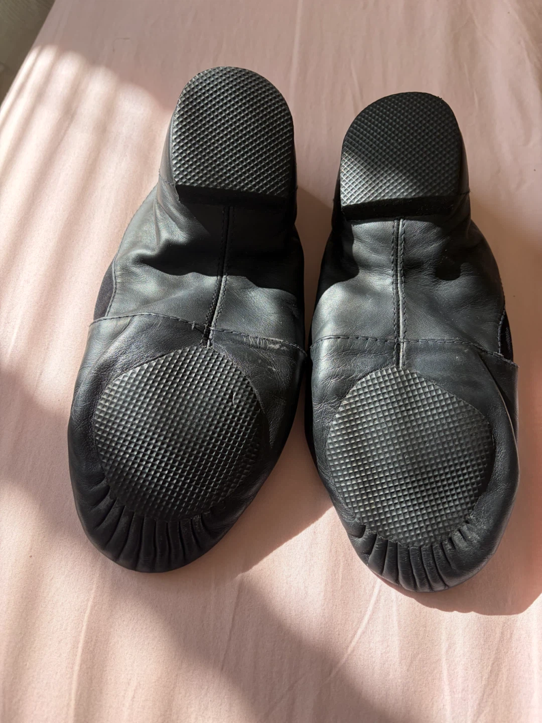 Black Leather Jazz Shoes - photo 2