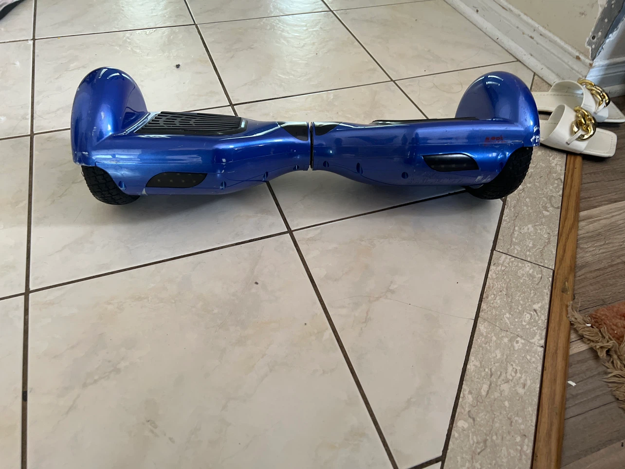 Blue Hoverboard with Charger