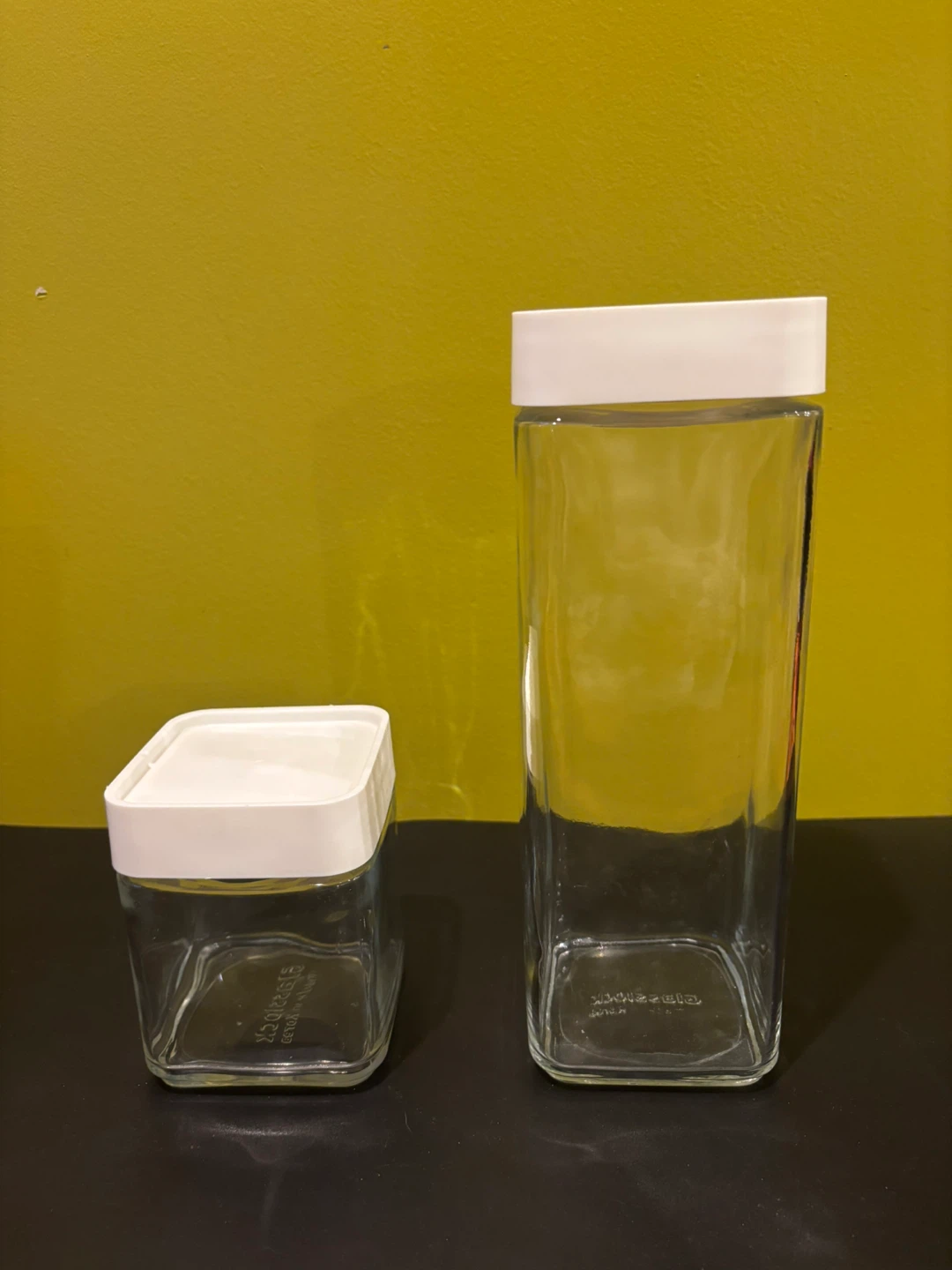2 Glasslock Glass Food Storage Container