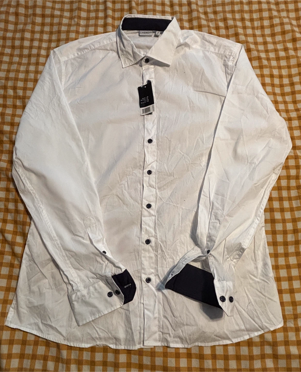 Livergy white dress shirt, size 17/43 (brand new) - photo 3