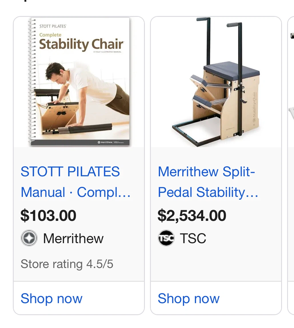 Merrithew STOTT PILATES Split-Pedal Stability Chair - photo 3