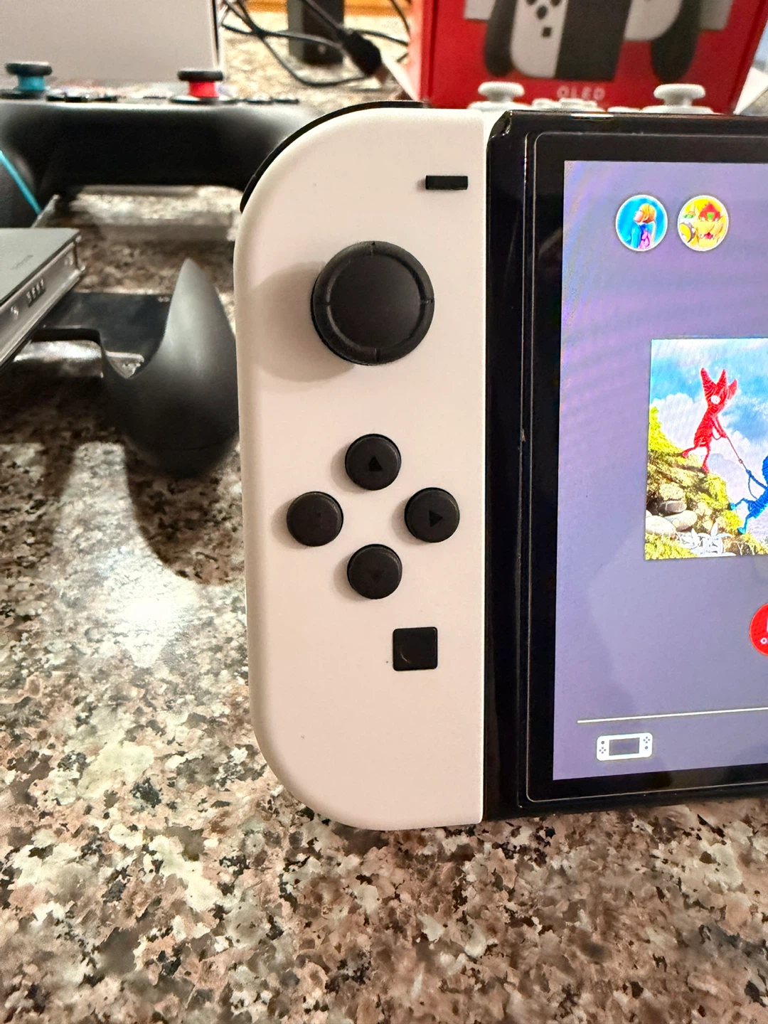 Nintendo Switch OLED Model with Games and Accessories - photo 4