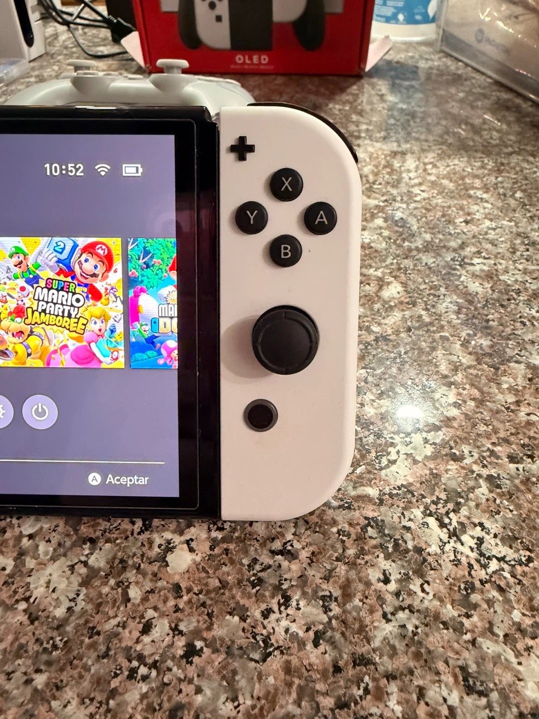 Nintendo Switch OLED Model with Games and Accessories - photo 5