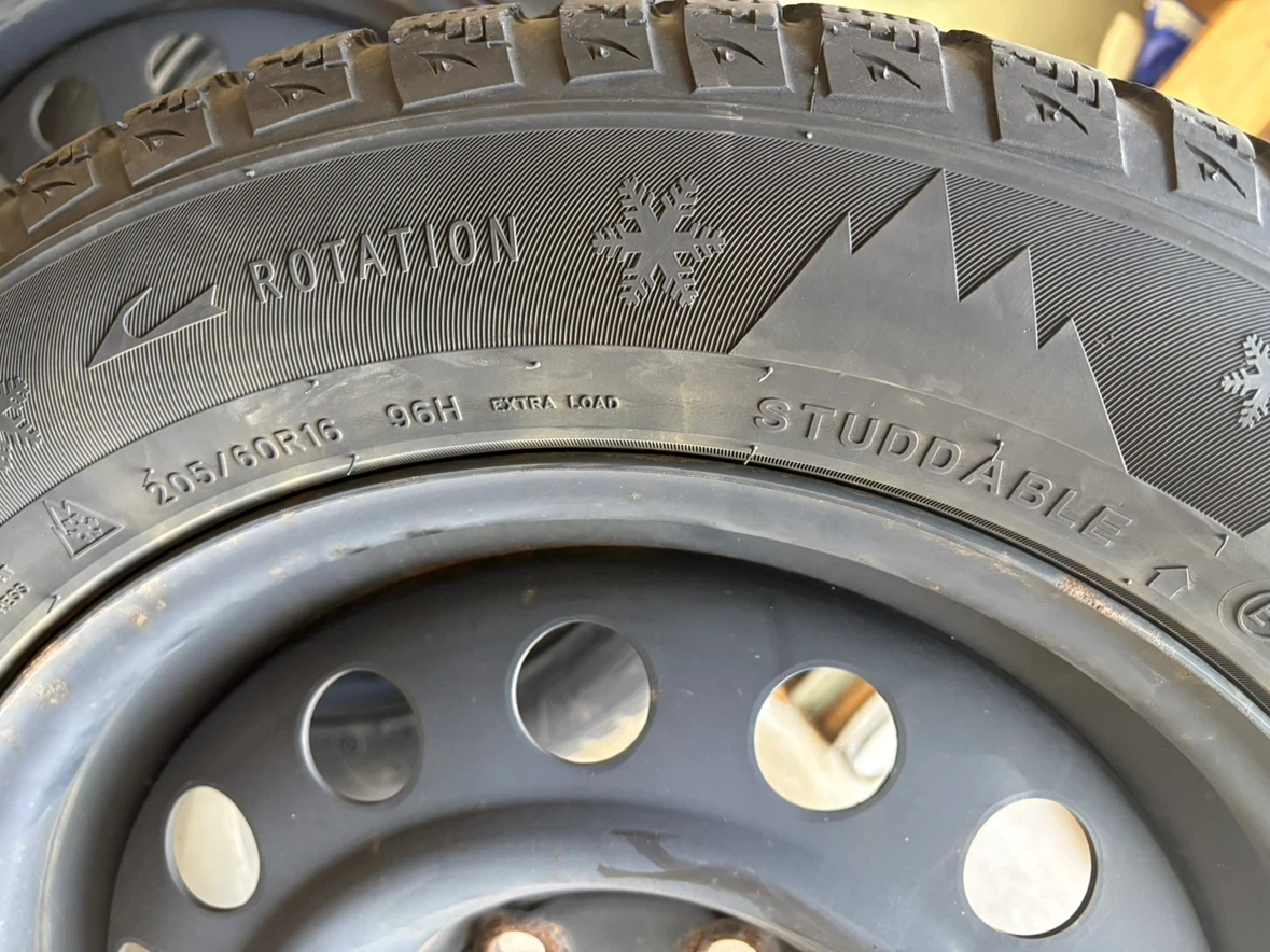 Blacklion Winter Tires 205/60R16 with rims - photo 2