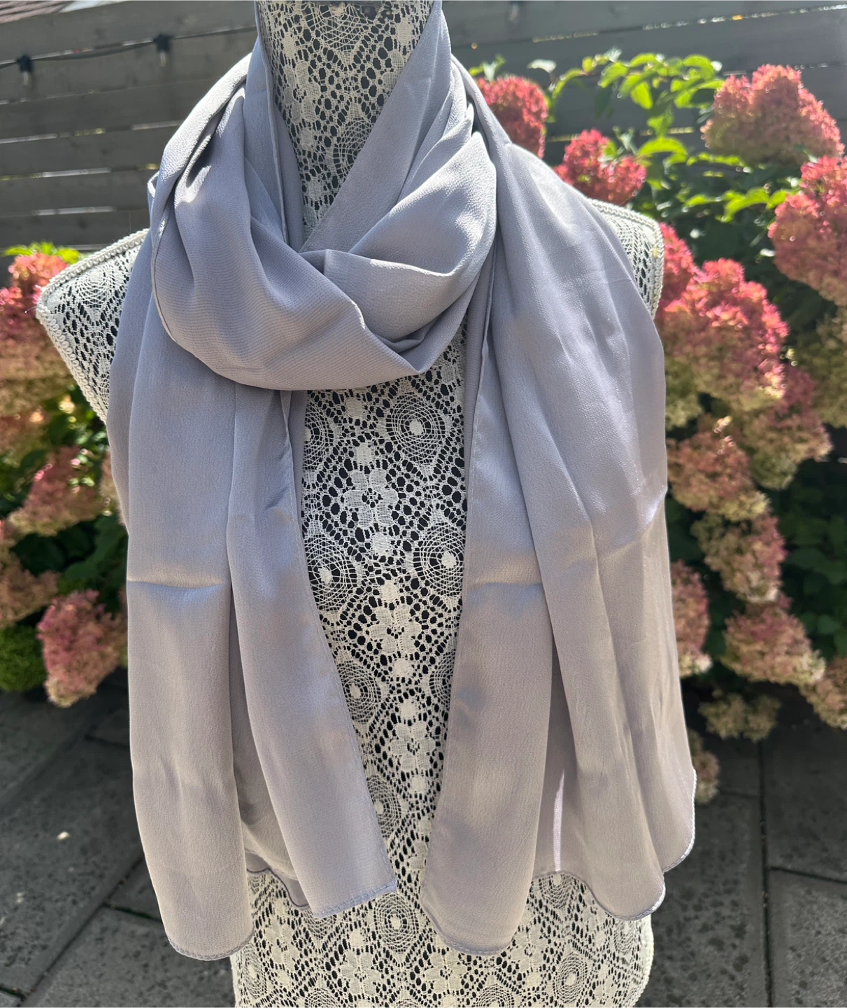 Silver Scarf/Shawl - New - photo 2