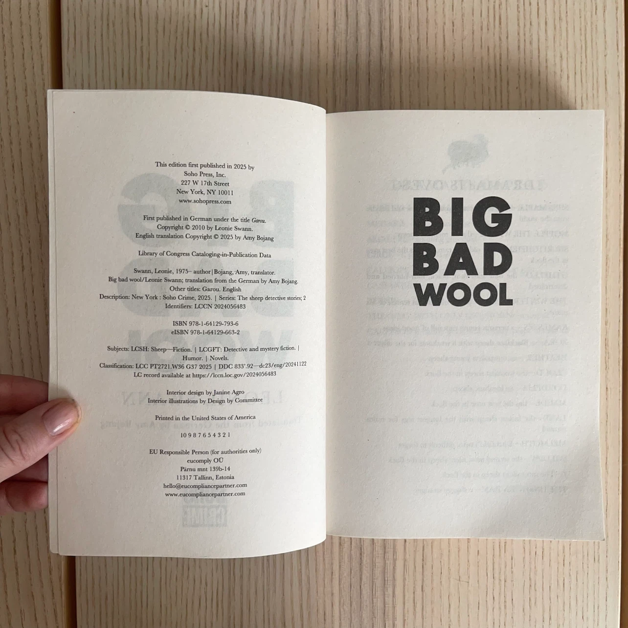 Big Bad Wool: A Sheep Detective Story by Leonie Swann - photo 3