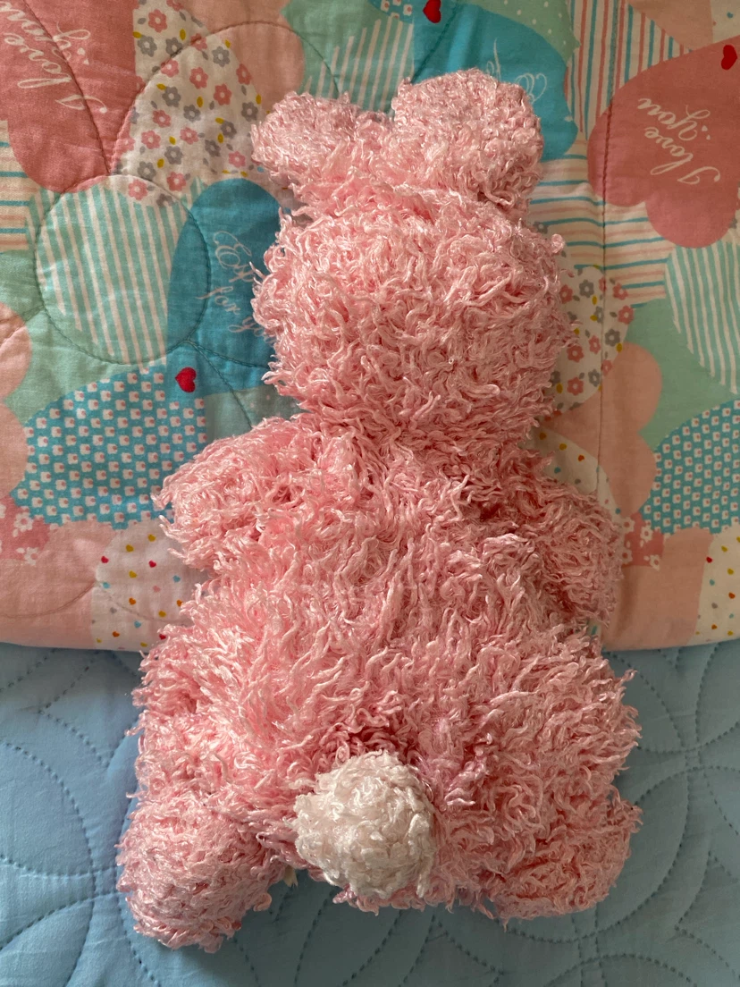 Fluffy Pink Bunny Plush – Super Soft & Sweet! 🐰💖 - photo 3