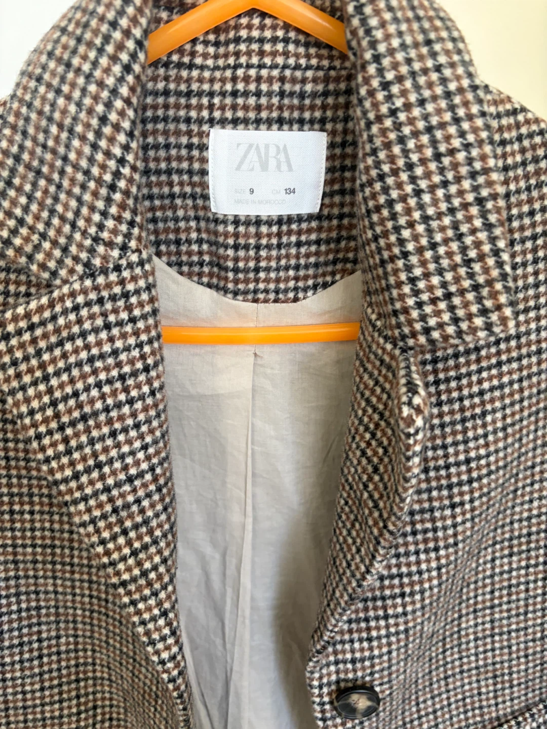 Zara Girls Plaid Coat - photo 3