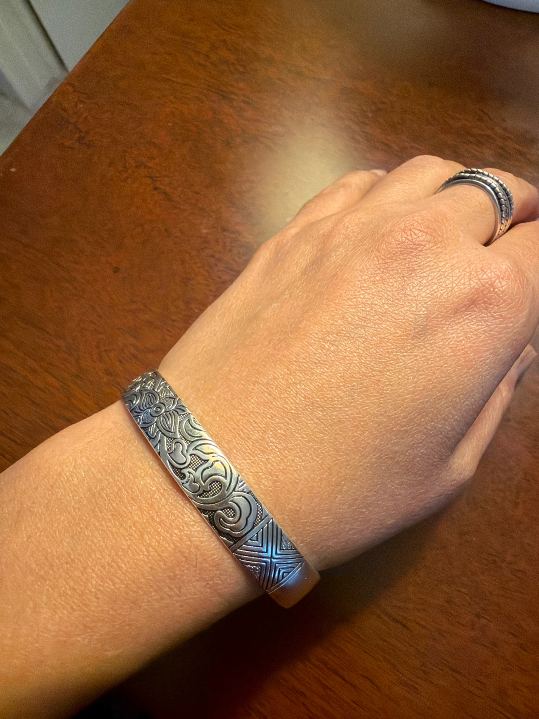 999 Silver Cuff Bracelet