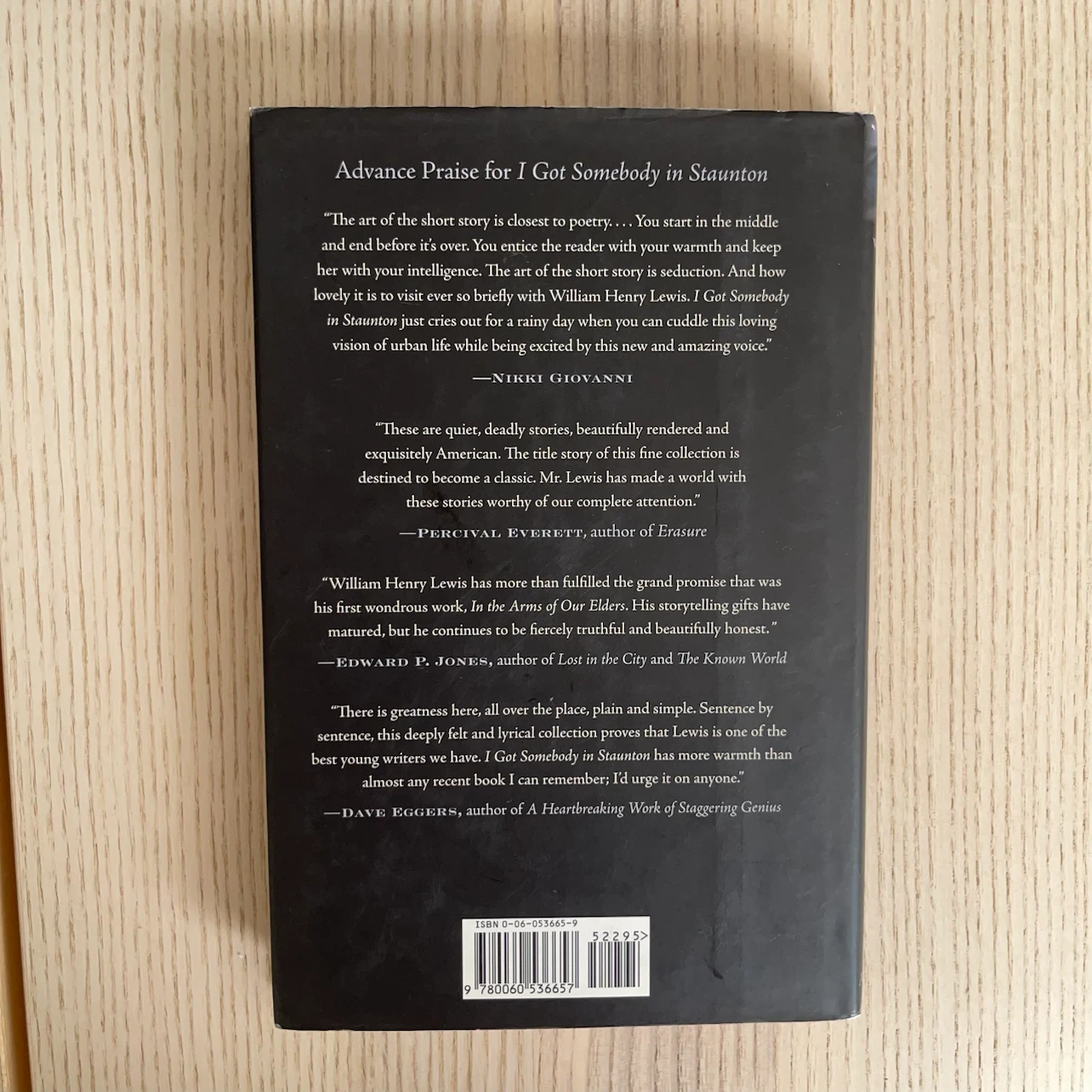 I Got Somebody in Staunton: Stories by William Henry Lewis - photo 2