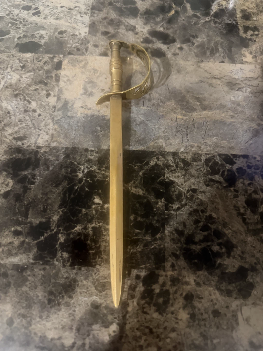 Vintage Brass Sword Letter Opener