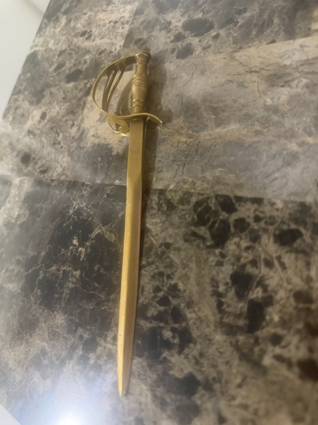 Vintage Brass Sword Letter Opener - photo 4