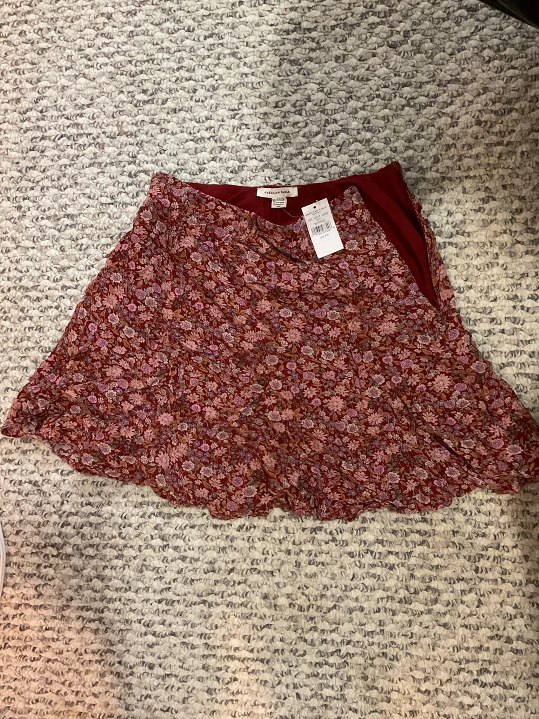 American Eagle Floral Mini Skirt - XS