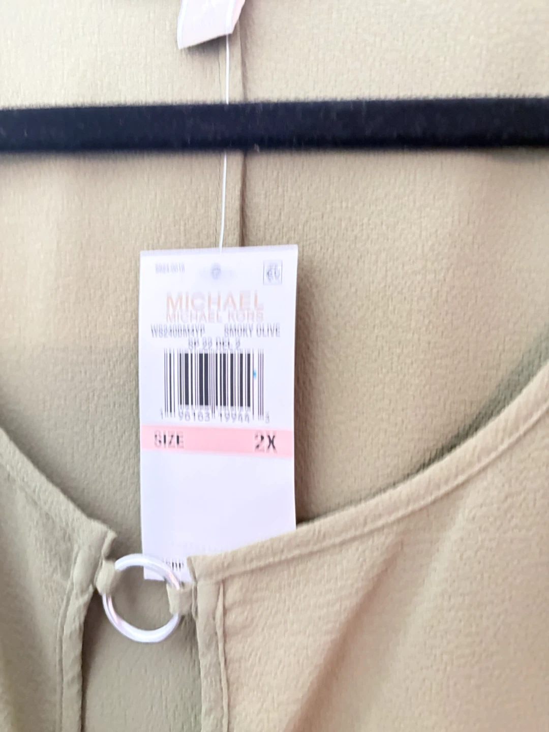 Michael Kors Women's Top Smoky Olive 2X - photo 4