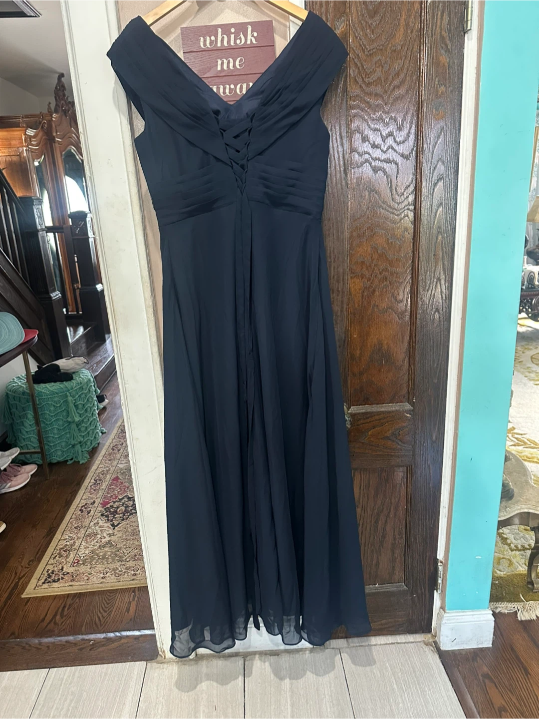 Navy Blue Formal Evening Dress - photo 5
