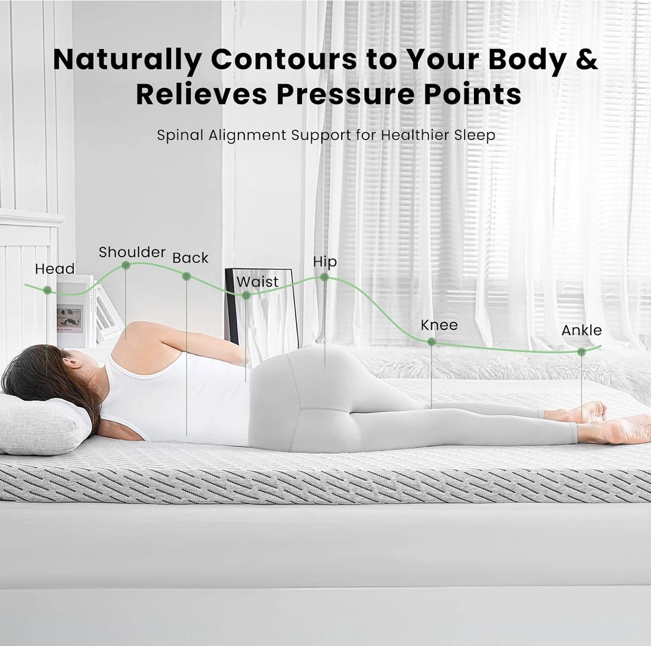 Brand New 3” Bamboo Memory Foam Mattress Topper – Twin - photo 2