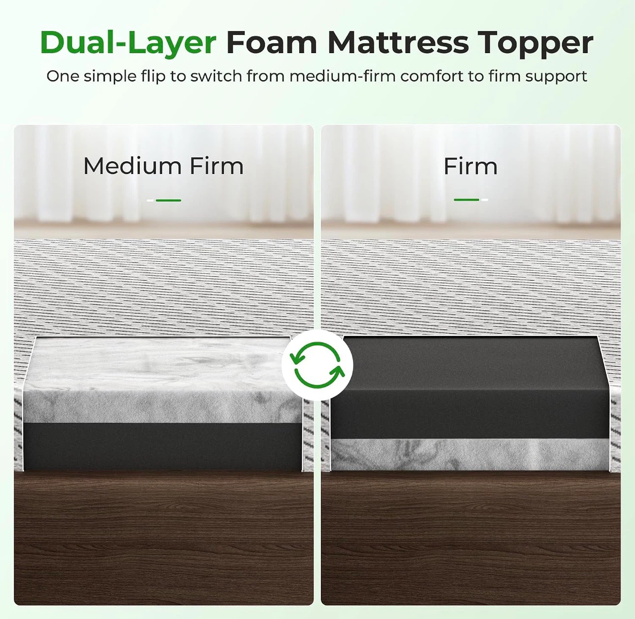Brand New 3” Bamboo Memory Foam Mattress Topper – Twin - photo 4