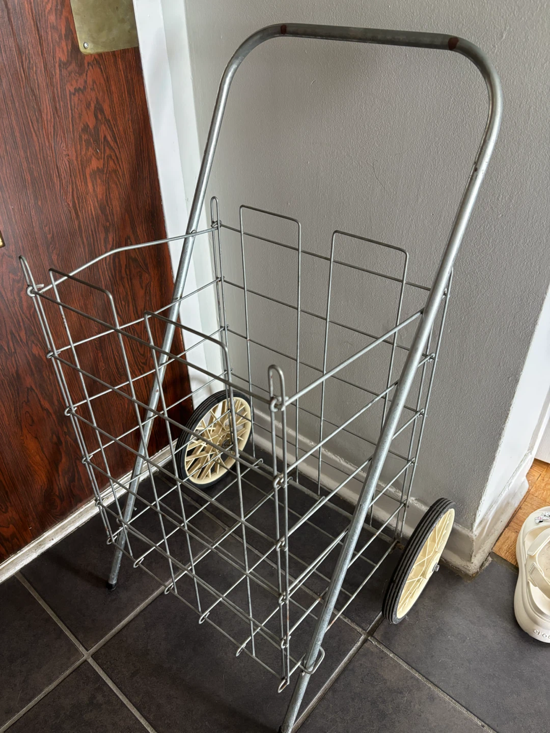 Metal Utility Grocery Cart - photo 2