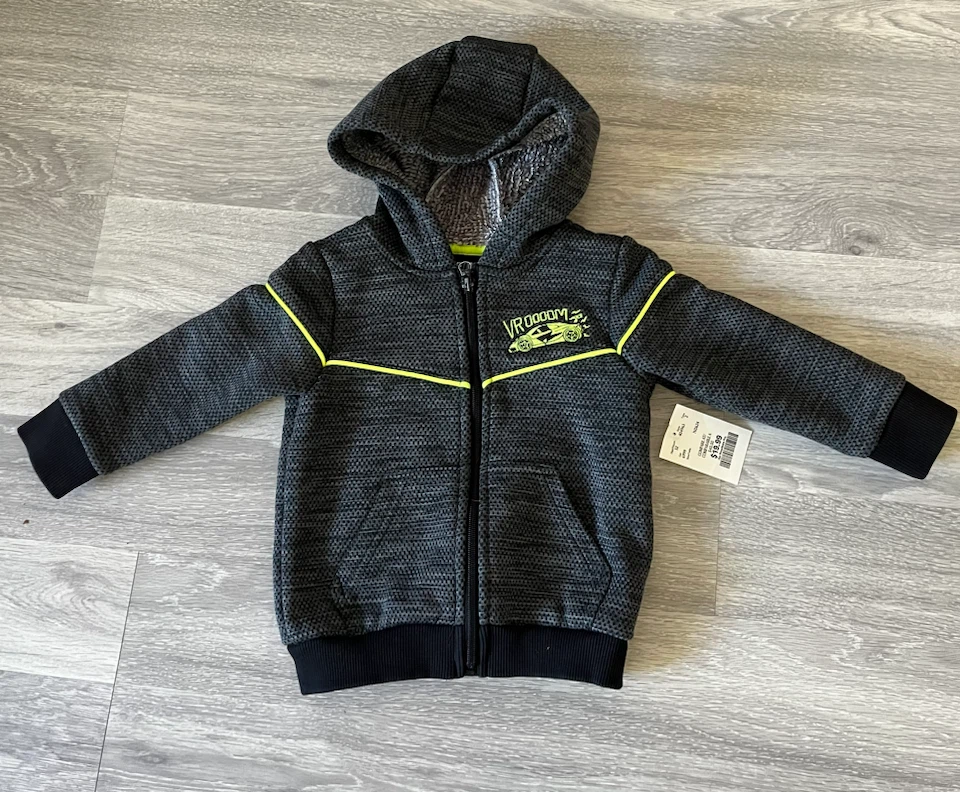 Joe Fresh Boys' Full-Zip Hoodie Size 3T