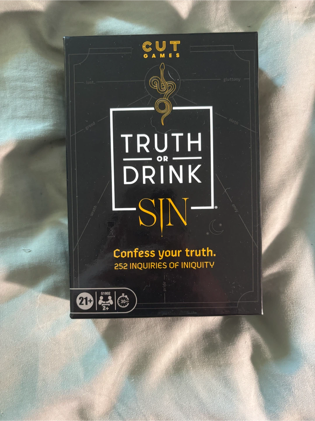 Truth or Drink SIN Card Game