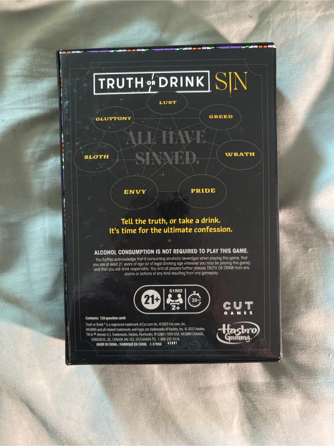 Truth or Drink SIN Card Game - photo 2