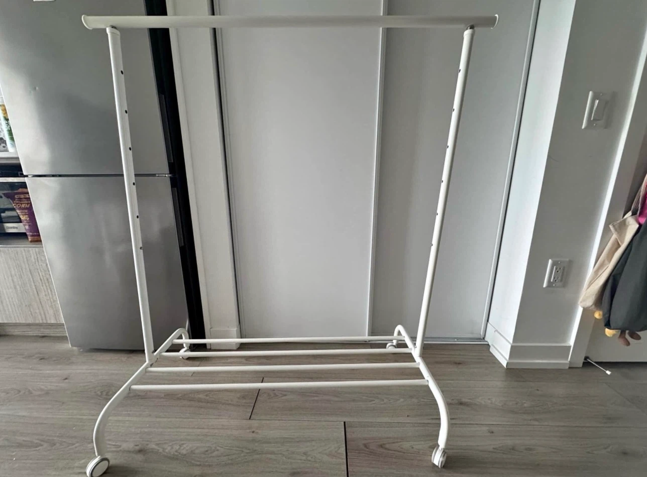 Clothes Rack White - photo 2