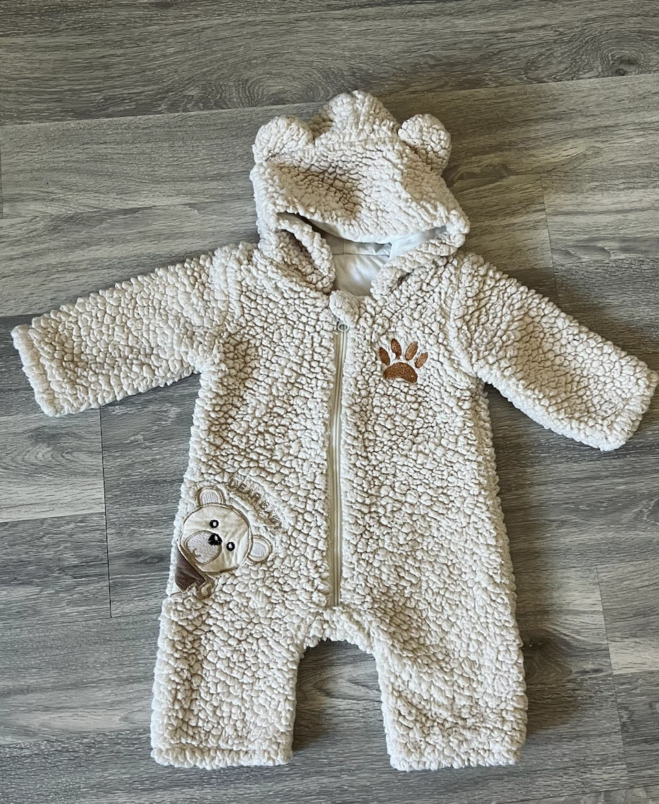 Dear Baby Sherpa Bear Bunting